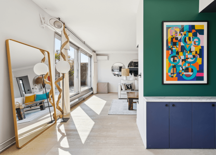 Entrée et espace de vie